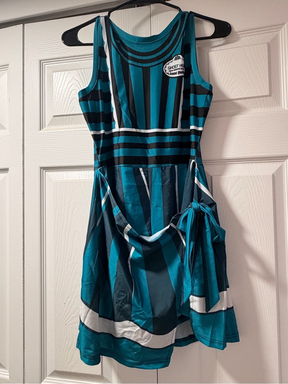 Haunted Mansion Ghost Host Dress with Side Tie Accent